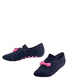 FALKE Unisex Kinder Hausschuh-Socken Ballerina K HP Baumwolle rutschhemmende Noppen 1 Paar, Blau (Marine 6120), 31-34