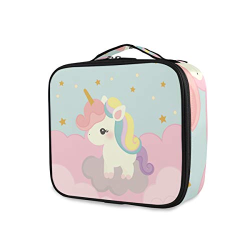 Sac cosmétique licorne rose idéal pour voyage et vacances