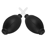 MAJORMENCH 2pcs Camera Lens Air Blower Dust Bulbs for DSLR Keyboard and Electronics Cleaning, Mini Rubber Handheld Duster Pump White Handle for Digital Devices