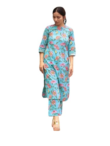 Image of DHRUVI TRENDZ Kurta Sets for Woman | Kurti Set for Woman | Short Kurti for Women | Kurtis | Anarkali Suit for Womens | Dress | Salwar Suit for Party Outfits | Sleeveless Kurti for Women Stylish