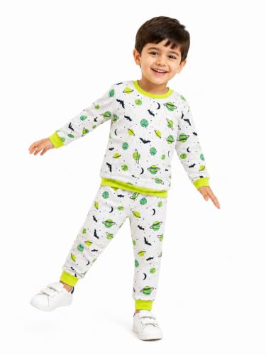 Image of TuddyBuddy Boys & Girls Half Sleeves T-shirt & Lounge Pant Nightwear Set - 100% Cotton Jersey