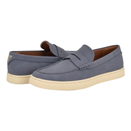 Mocasines GUESS Grovel para hombre en azul claro, talla 40 EU 6