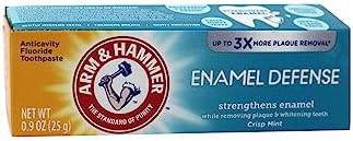 Arm & Hammer Truly Radiant Bright & Strong Whitening Toothpaste .9 Oz Travel Size (Pack of 6)