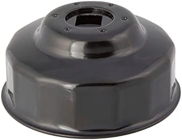 Steelman 64mm x 14 Flute Oil Filter Cap Wrench, 3/8-inch Drive, Low-Profile Design for Confined Space