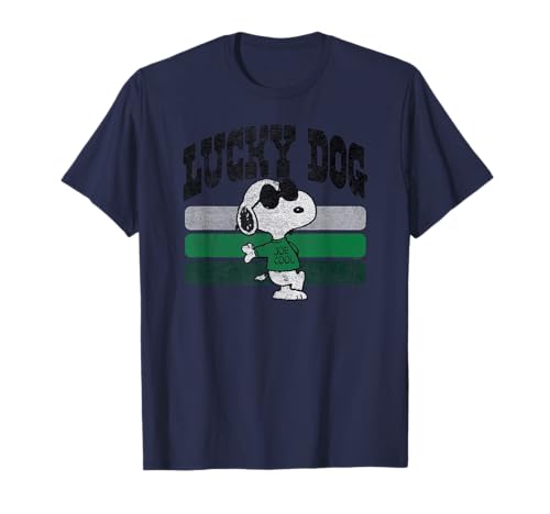 Peanuts St Patrick's Day Snoopy Lucky Dog T-Shirt