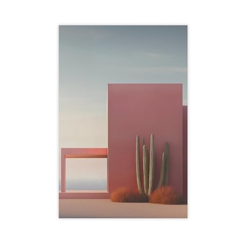 Poster sur toile d'architecture minimaliste 40,6 x 61 cm haut de gamme