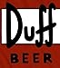 The Simpsons Duff Beer Logo Homer Mens T-Shirt (LG, Red)