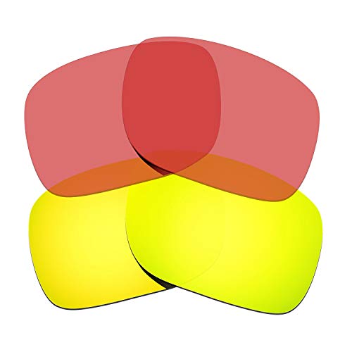 Verres Oakley Holbrook polarisés anti-reflet or et rose transparent pour une vision nette