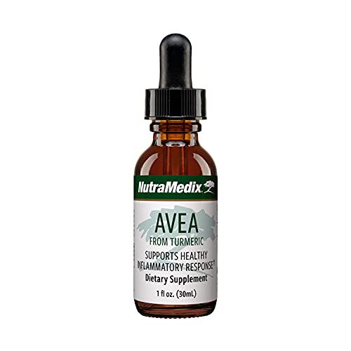 NutraMedix Avea Mood Support Supplement - Turmeric Supplement for Healthy Inflammatory Response Support - Liquid Turmeric Root Extract Drops for Antioxidant Support (1oz / 30ml)
