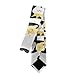 BoomDragon Men's Fashionable Dental Hygienist Crown Teeth Necktie - Durable Skinny Paisley Necktie for Meeting Office, Suit Accessories