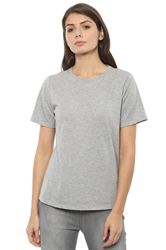 Image of Van Heusen Women's Solid Regular Fit T-Shirt