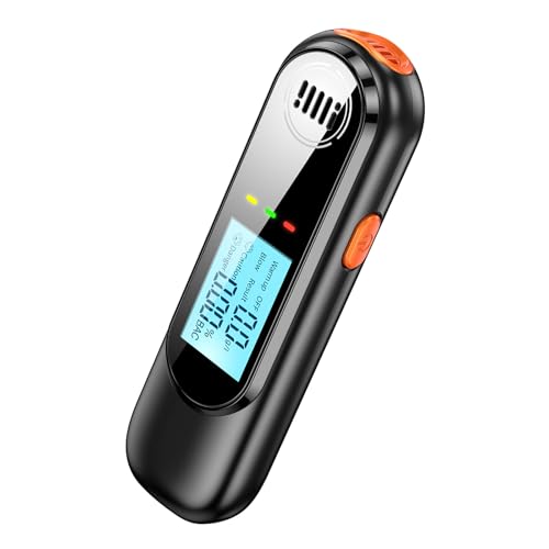 YIZITU Détecteur D'éthanol Compact Affichage Numérique Affichage Numérique Intelligent Dispositif De Test D'éthanol pour L'utilisation À Domicile Et Le Testeur Rechargeable De Sécurité Travail