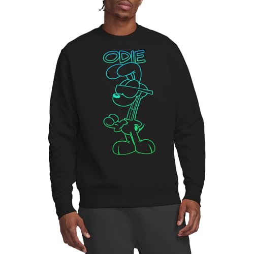 Sweat Garfield Hotshot Odie maillot de survêtement mixte en coton noir