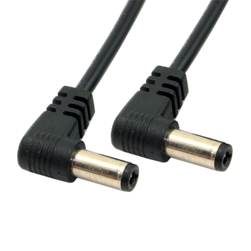 Cable DC Power 5.5 x 2.1mm macho ángulo 60cm miniatura 1
