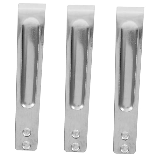 Unomor 3pc Stainless Steel Garlic Peeler Tweezers Easy Garlic Skin Removal Tool Reusable Kitchen Garlic Peeler