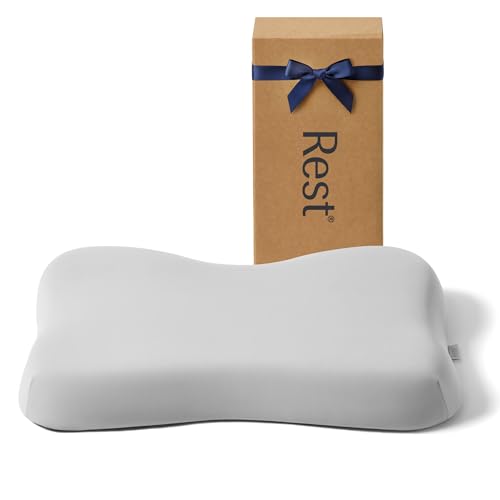 REST Evercool Cooling Pillow, Medium, Light Gray