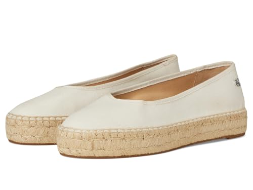 Lauren Ralph Lauren Women's Luize Canvas Ballet Espadrille Flat