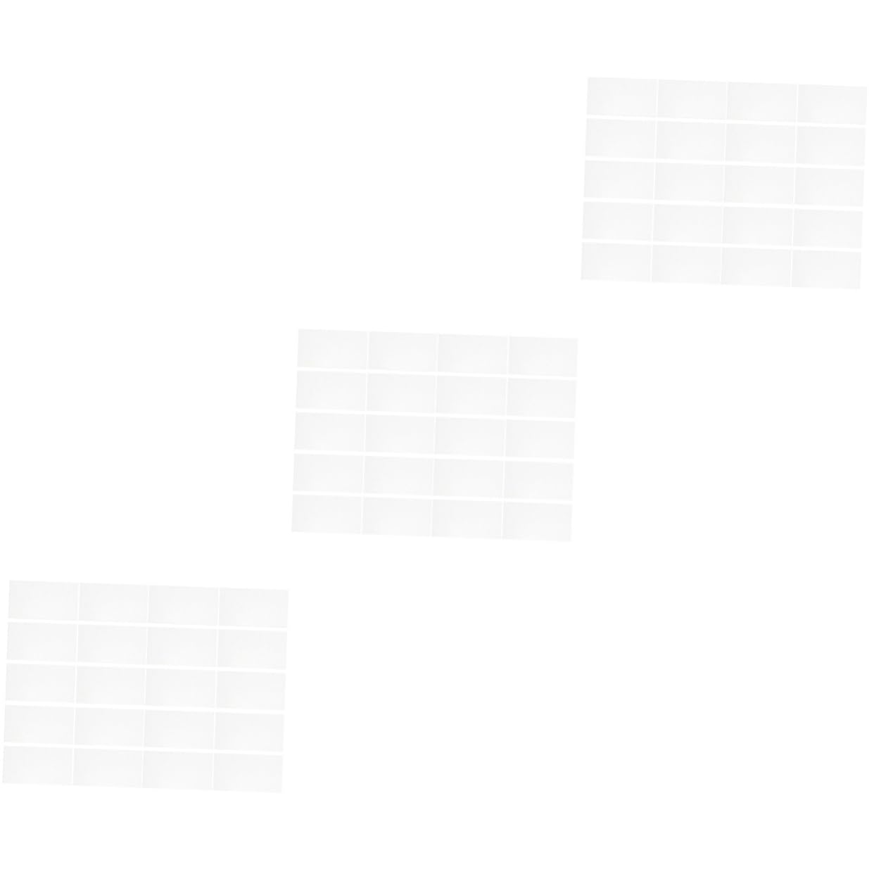 Cabilock 60pcs Blank Acrylic Place Cards for Weddings Reusable Tabletop Name Cards for Events Parties and Restaurants Lightweight Acrylic Signs for Decor