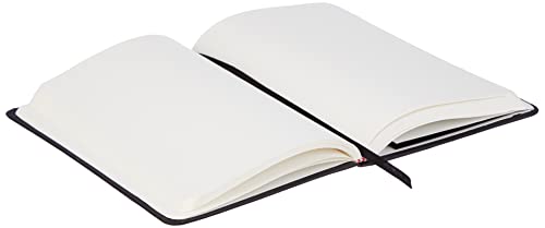 Image of amazon basics Classic Paper Notebook, Plain - (130Mm X 210Mm) - 240 Pages (Black)