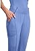 Cherokee Infinity Womens Scrub Jogger Pants, Mid Rise, Moisture Wicking, Wrinkle-Resistant, 360 Stretch, 5 Pockets - CK110A, S Petite, Ciel