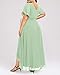 Talisea Plus Size Bridesmaid Dresses Long High Low Chiffon Mint Green sage Curvy Wedding Guest semi Formal Maxi Dresses