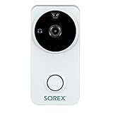 SOREX WLAN Video Türsprechanlage 2.0 mit deutschem Support! - schnelle einfache Montage, Alarmanlage, von überall auf der Welt erreichbar! (Weiß)