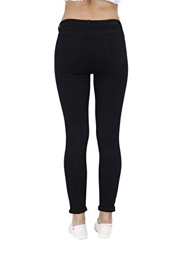 Image of Women's High Waisted Jeans for Women Ripped Skinny Stretch Jeans Distressed Butt Lifting Denim Pants