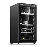 Spolehli Dry Cabinet Camera Digital Control Dehumidifier 55L Electronic Dry Box with LED Lights Noiseless & Energy Saving for Camera Lens & Electronic Equipment Storage