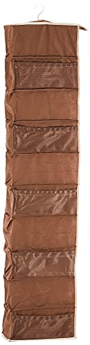 Whitmor Hanging Shoe Shelves - 10 Section - Closet Organizer - Java