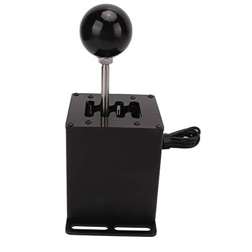 KIMISS Palanca de Cambios USB de 8 Velocidades para Juego de Carreras H para G29 G27 GT - Sensor de Microinterruptor de Precisión para un Rendimiento Innovador