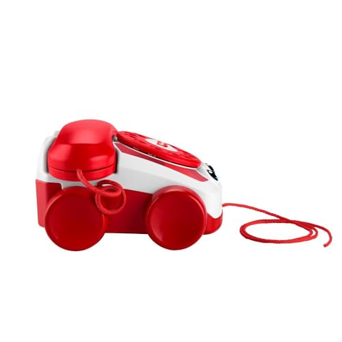 image for Fisher-Price Baby Toy Red Chatter Telephone, Mattel 80th Anniversary E