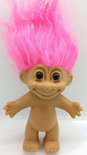 Muñeco Troll Russ Magenta con Cabello Rosa 6 in miniatura 1