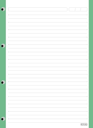 Blocos para Fichário Universitário Animativa, Colorido, 96 folhas, Pacote com 5