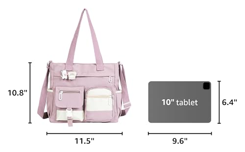 Image of Phaoullzon Crossbody Cute Bag for Teens Kawaii Messenger Purse Nylon Shoulder Tote Bags