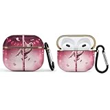 Monkey on Pole Whiskey Design Case Compatible with AirPods Case 3 2021 with Keychain Shockproof Protective