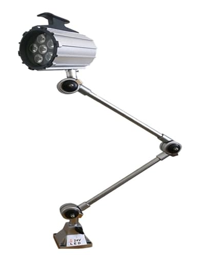 Lámpara de chispa y fresadora LED resistente al aceite con brazo orientable