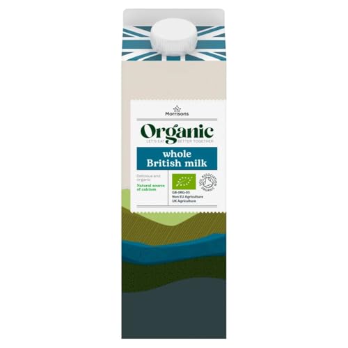 Morrisons Organic Whole Milk 1L