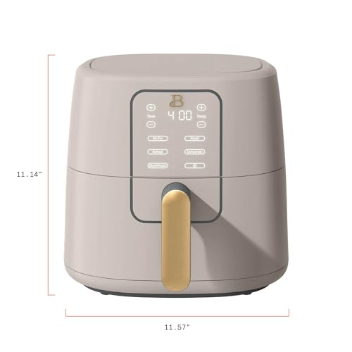 6 Quart Digital Air Fryer, Large Touch Screen Air Fryer with Programmable Time & Temperature Control, 4-in-1 Roast Reheat Dehydrate, Nonstick Design (Porcini Taupe) - Image 7