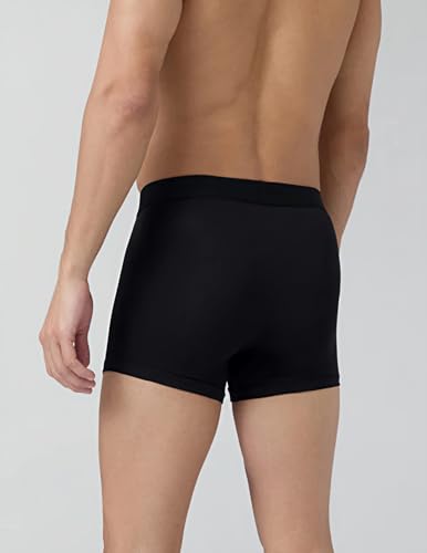 Image of Anti Bacterial Micromodal Solid Underwear for Men Combo Airsoft Trunk Breathable Inner for Men Sweatproof Underwear Imported Nylon Fabric Multi Pack of 2