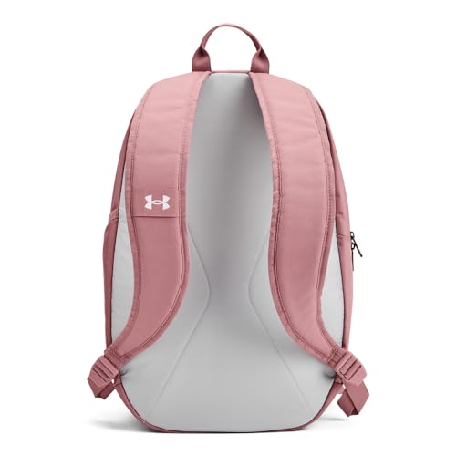 Image of Under Armour Unisex-Adult Hustle Lite Backpack, (697) Pink Elixir /Pink Elixir /White, One Size Fits All