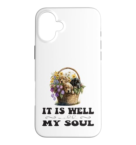 It Is Well With My Soul �N���X�`���� ���킢���q���̃o�X�P�b�g �X�}�z�P�[�X iPhone 16 Plus �p
