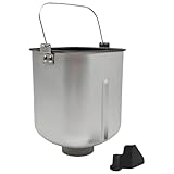 Cubo de metal para máquina de pan con hoja de amasado adjunta para un rendimiento consistente que se adapta a la mayoría de diseños estándar