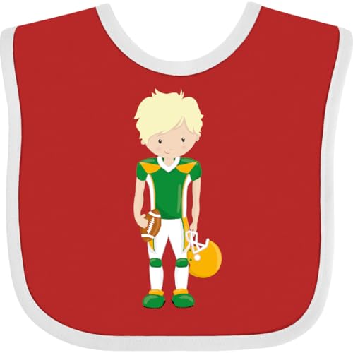 inktastic Rugby, Football, Blond Hair, Cute Boy Baby Bib
