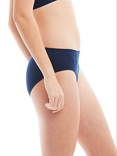 Kalon 6 Pack Women's Hipster Brief Nylon Spandex Underwear (Medium, Winter) #TOP2