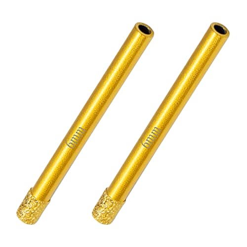 Diamond Hole Saw Bits,Tile Hole Saw Kit 1/4" Diamond Core Drill Bit 2pcs for Porcelain, Tile, Ceramic, Glass, Tile,Granite,Stone,Marble 6mm