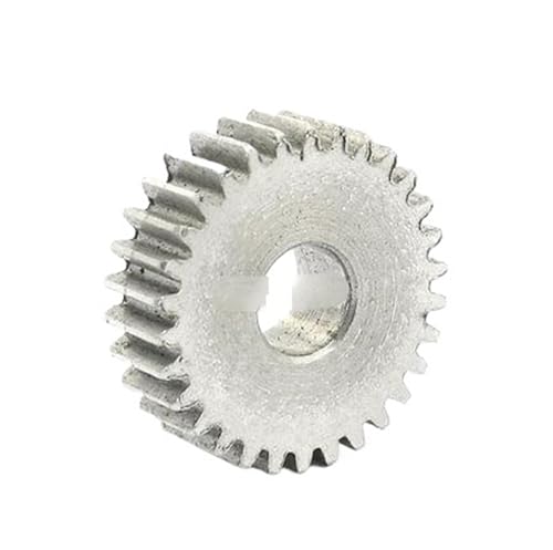 Bevel Gear Pinion Hardware Mechanical 24 25 26 27 28 29 30 31 32 33 34 35 Teeth 1 Module 1M Bore 3.14mm Pitch Steel Metal Straight Flat Pinion Wheel Spur Gear(2Pieces 24 Teeth)