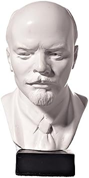 Danila-Souvenirs Soviet Russian USSR Leader Vladimir Lenin Marble Bust Statue Sculpture 5.2 13 cm