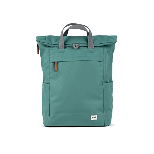 Sac à dos Roka London Finchley A Large Toile recyclée Sauge Taille L pour ordinateur