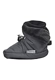 Sterntaler Baby Jungen Uni Babyschuh - Babystiefel, Babystiefelchen - Mid-Top Babyschuh mit rutschfester Gummi Sohle - dunkelgrau, 20