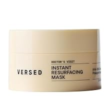 Versed Doctors Visit Skin Resurfacing Face Mask - Glycolic Acid + Lactic Acid Face Exfoliant for Dark Spots & Skin Texture - AHA BHA Enzyme Mask to Brighten, Smooth Rejuvenate 1.7 fl oz / 50 ml